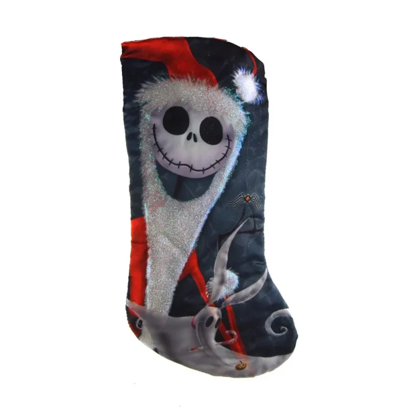 nightmare before christmas satin stocking 19 jack skellington design