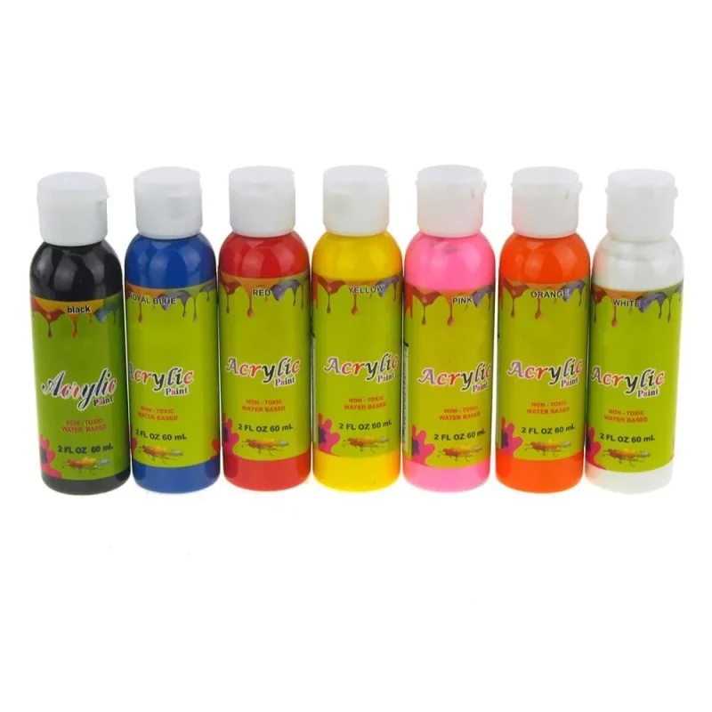 non toxic 60ml acrylic paint bottle