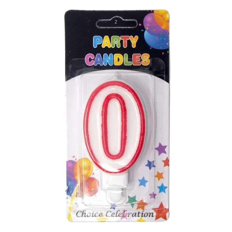 number birthday candles red white 2 5 inch