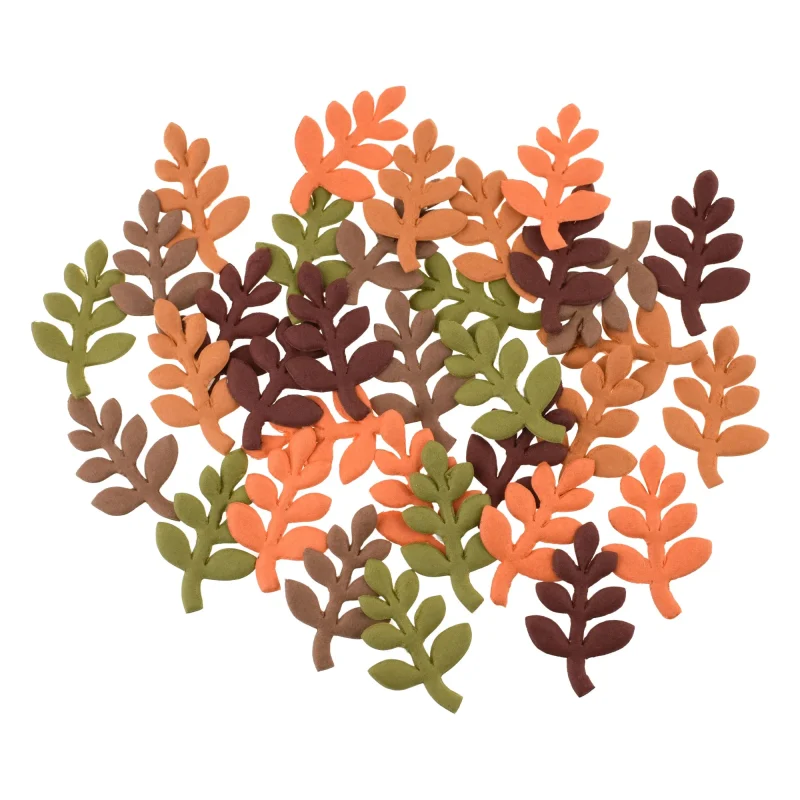 oak leaf craft stickers 2 x 34 pack