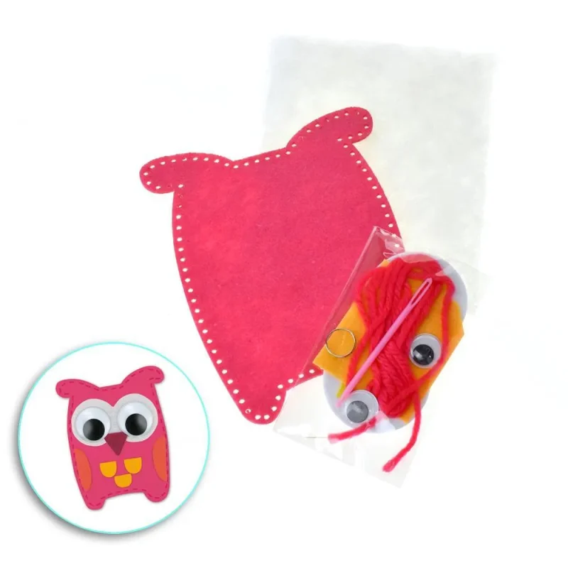 owl felt craft kit 5 inch diy set