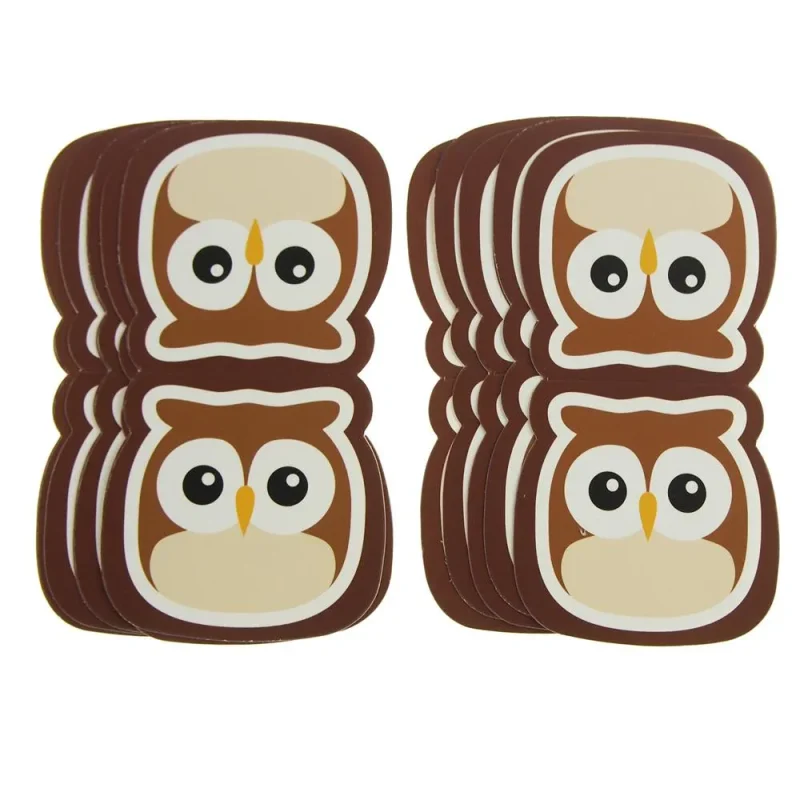 owl paper cutouts brown 4 5 inches 10 pack