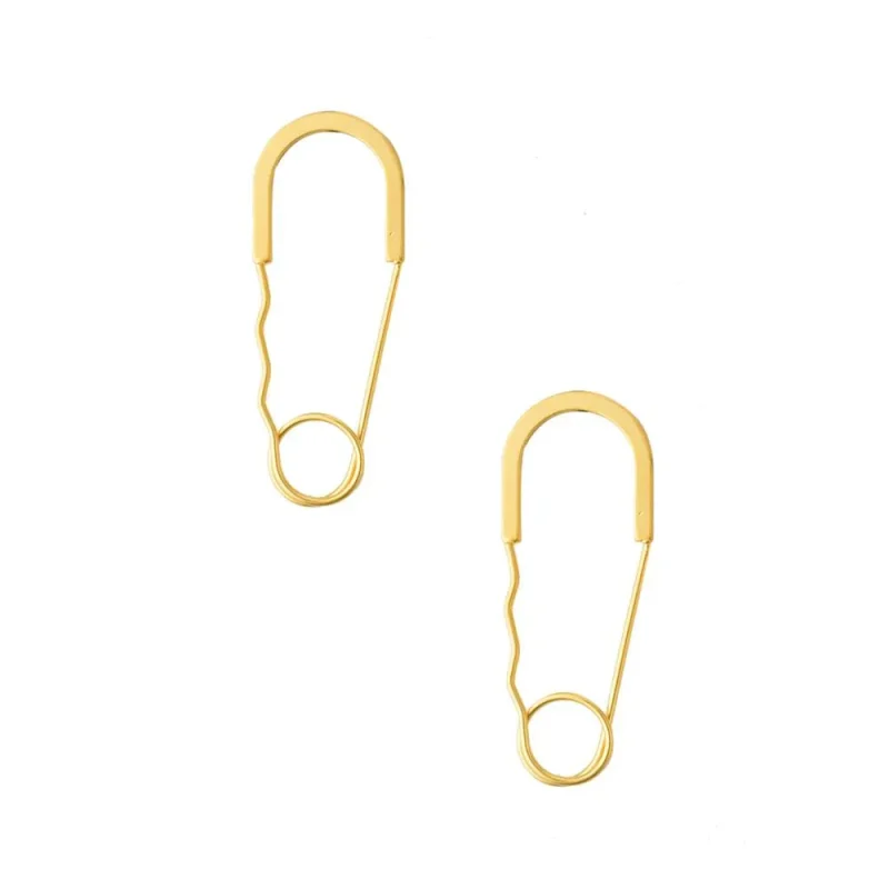 paper clip drop earrings 1 25 inch