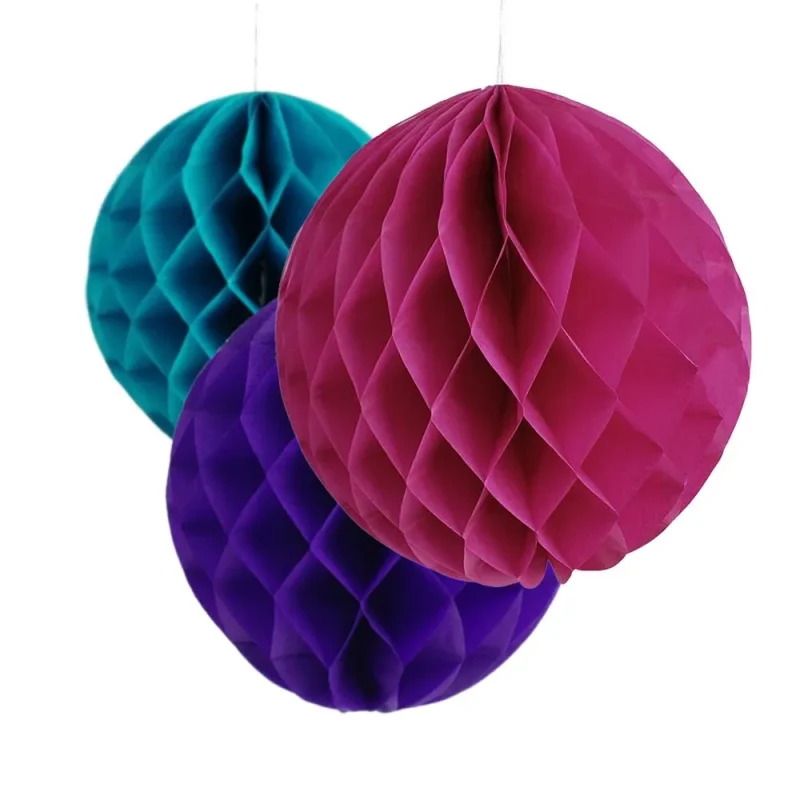 paper honeycomb ball 9 75 inch round decor