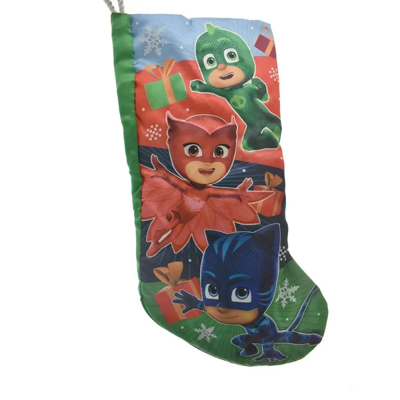 pj masks christmas stocking 18 satin superhero design