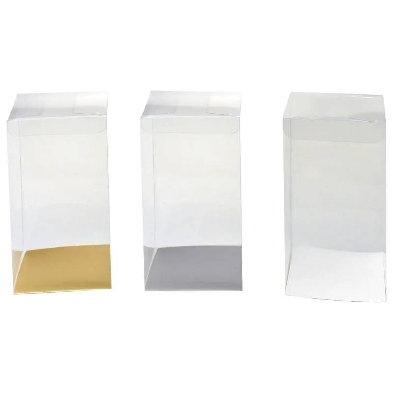 pvc gift boxes 3x3x5 5 inches 12 pack