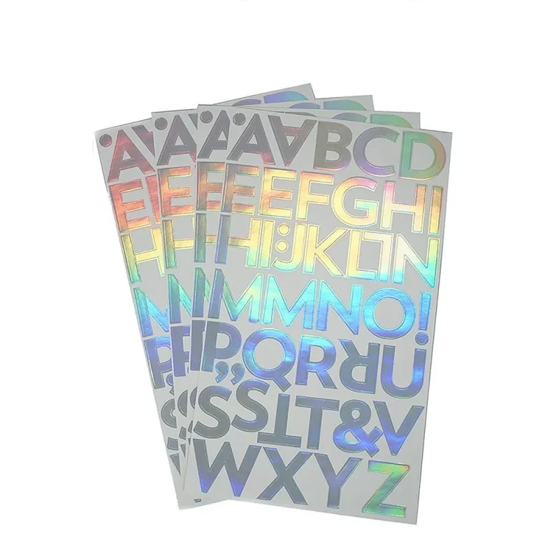 rainbow alphabet stickers 172 piece set