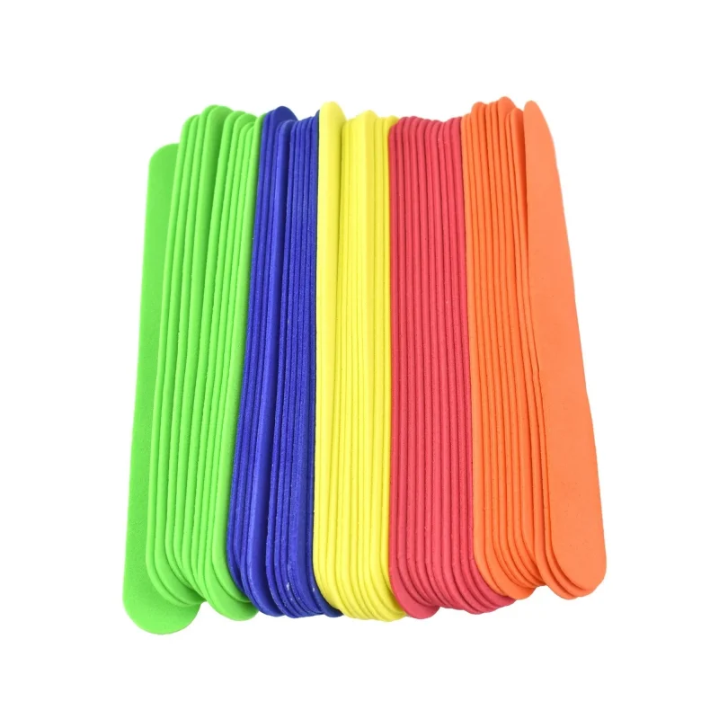 rainbow foam sticks 6 inch 50 pack