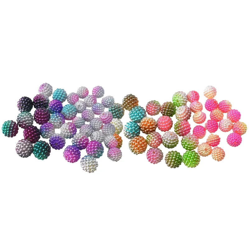 rainbow globe micro beads assorted sizes 36 pack