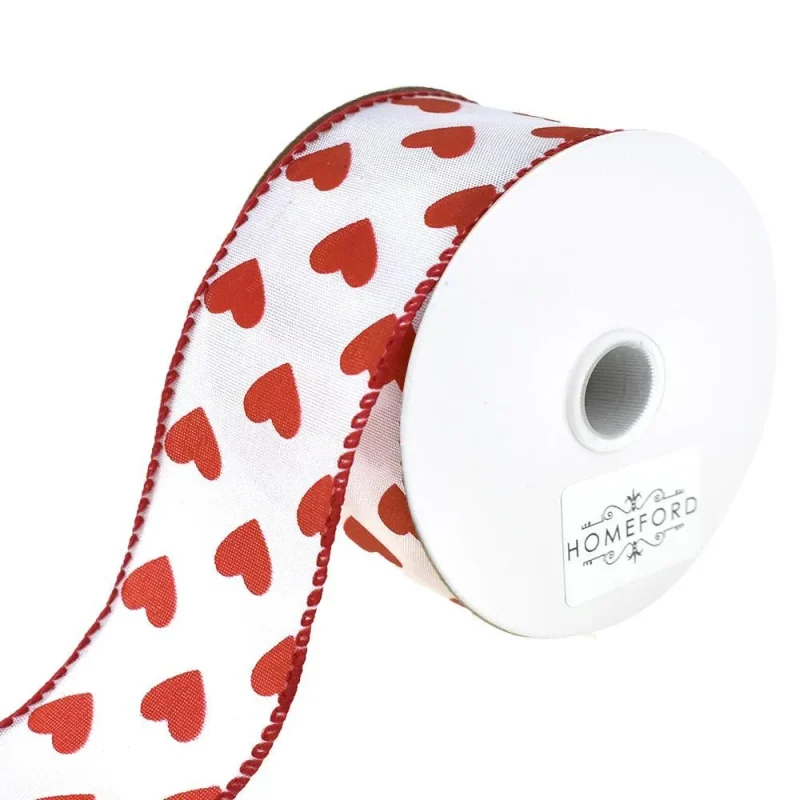 red heart wired ribbon 1 5 inch 10 yards