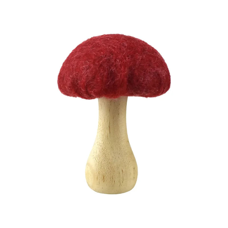 red mini mushroom decor 4 1 4 inch