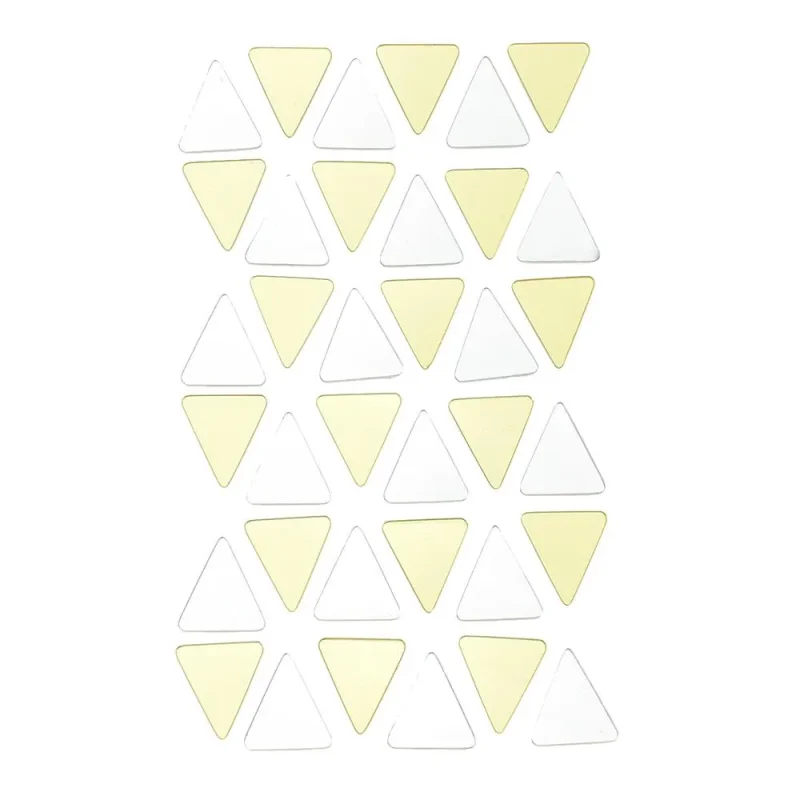 reflective mini triangle stickers 36 pack