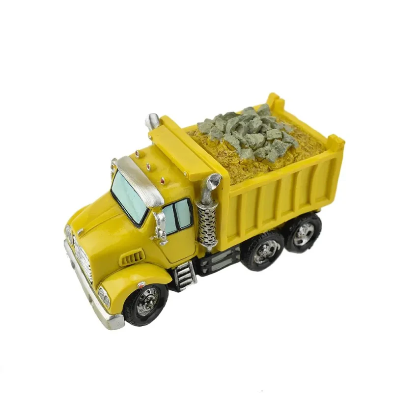 resin dump truck coin bank 7 5 inch