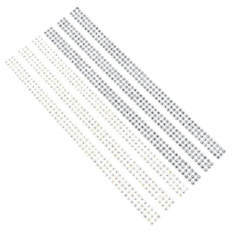 rhinestone self adhesive stickers 3 pack 11 5 inch