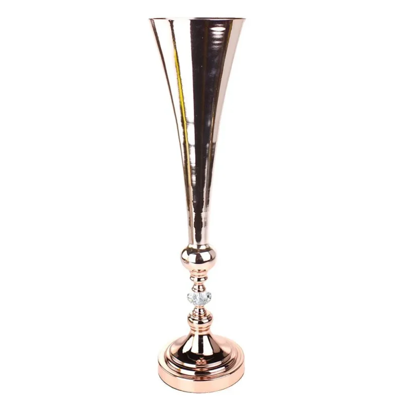 rose gold diamond vase centerpiece 22 75 inch