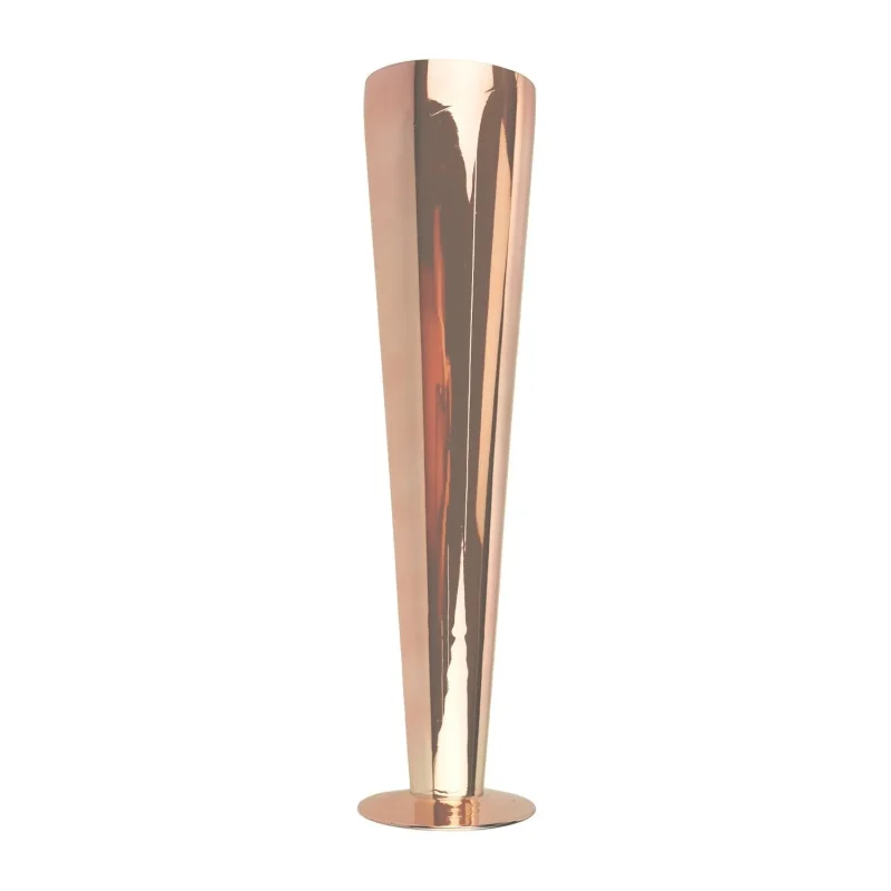 rose gold pilsner trumpet vase 20 inch