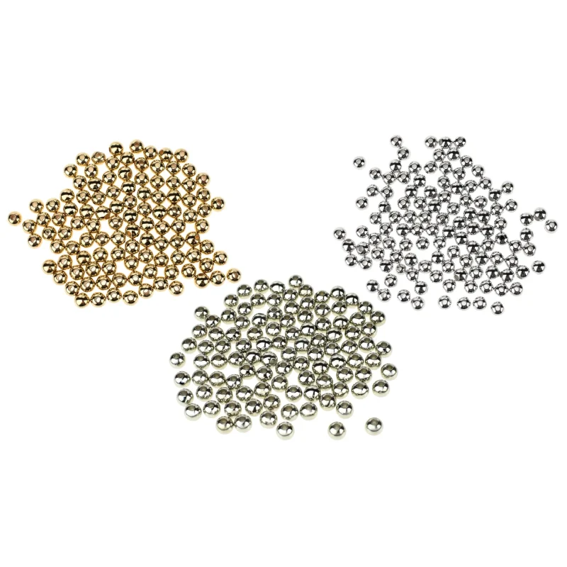 round metallic craft beads 5 16 inch 1oz