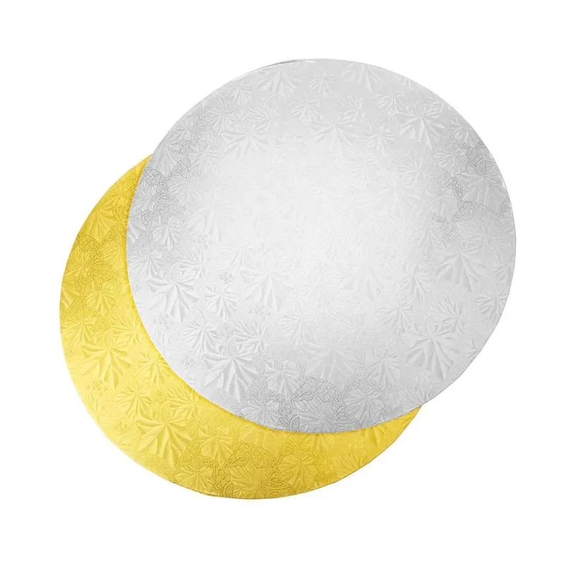 round metallic textured cake boards 10 diameter pack of 5