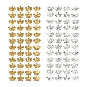 royal crown rhinestone stickers 3 4 inch 48 pack