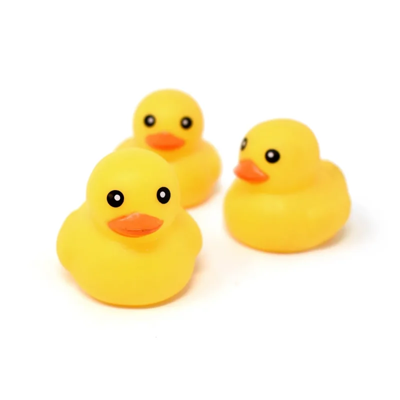 rubber duck party favors 2 inch 12 pack for baby showers