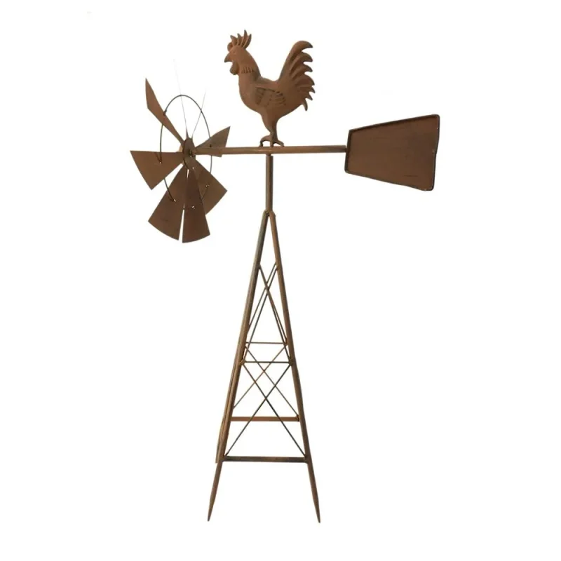 rustic 26 inch rooster weathervane