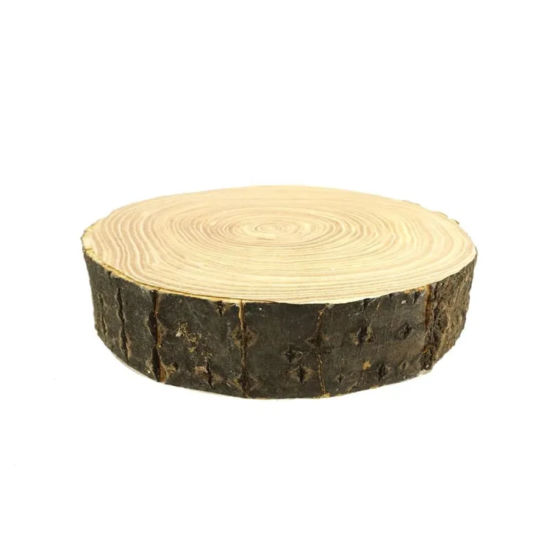 rustic 9 5 wood tree slice with bark