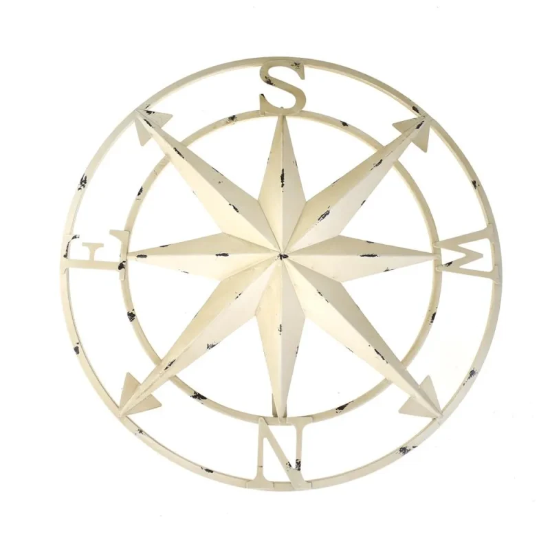 rustic ivory 20 compass wall art for home decor