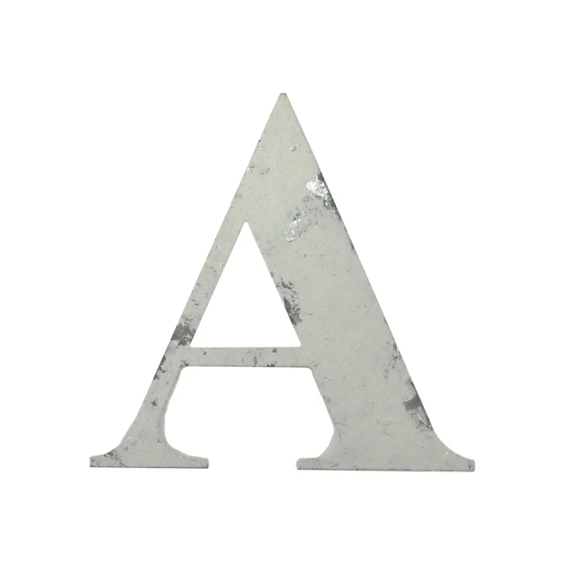 rustic magnetic letter a 3 5 inches distressed style