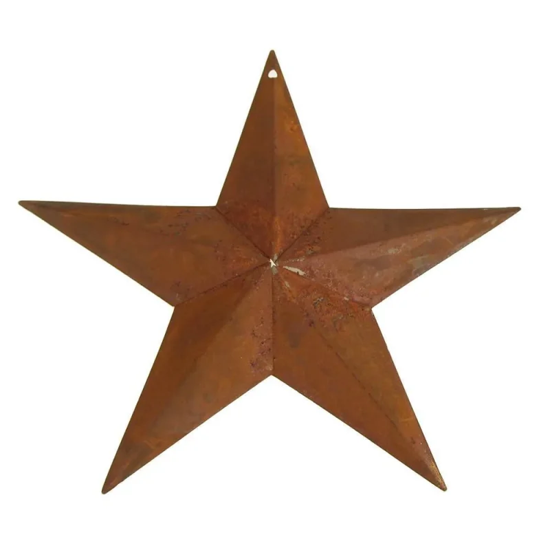 rustic metal christmas star decor 11 inch