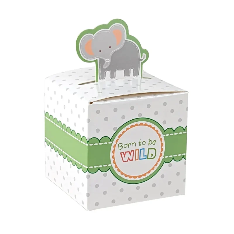 safari animal favor boxes 2 x 12 baby shower favors