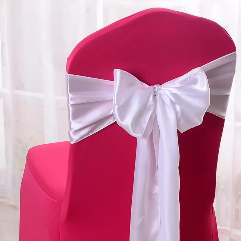 satin chair sashes 6 inch x 9 feet 6 pack