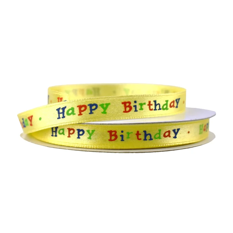 satin ribbon for birthday decor 3 8 x 10yd