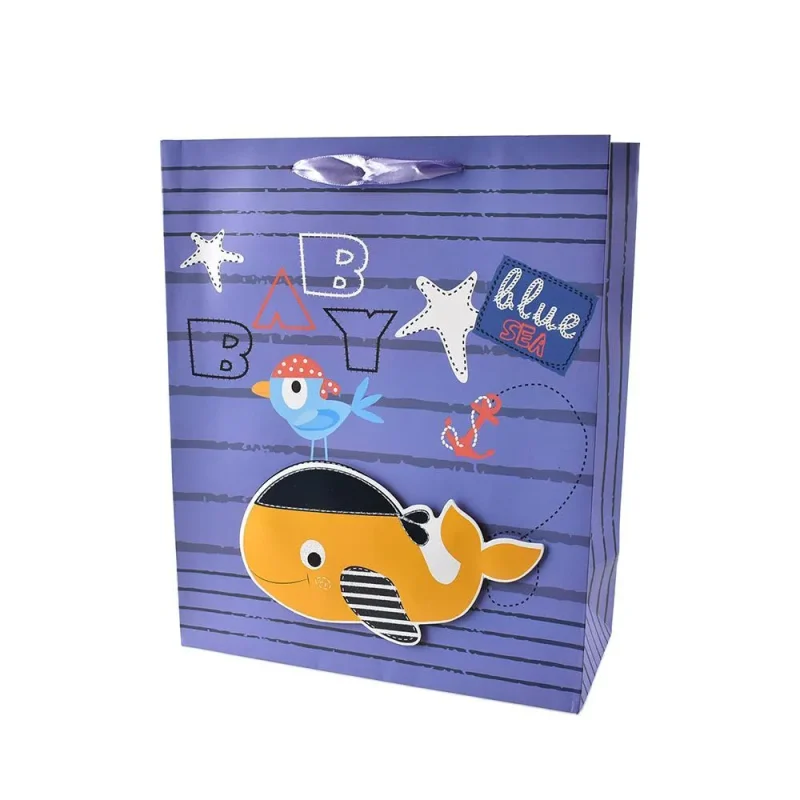 sea animal pirate baby gift bag 12 5