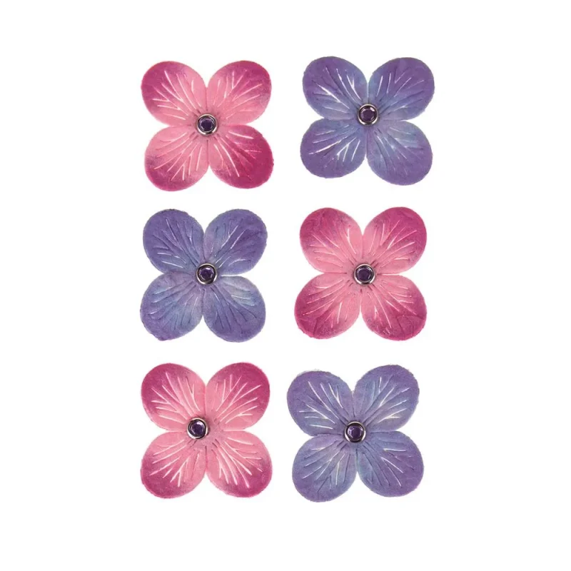 self adhesive princess flower stickers 1 5 x 6 pack