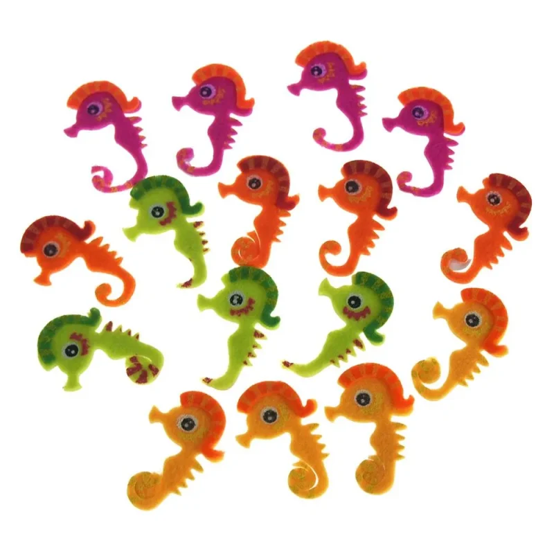 self adhesive seahorse felt die cuts 1 75 inch 16 pack