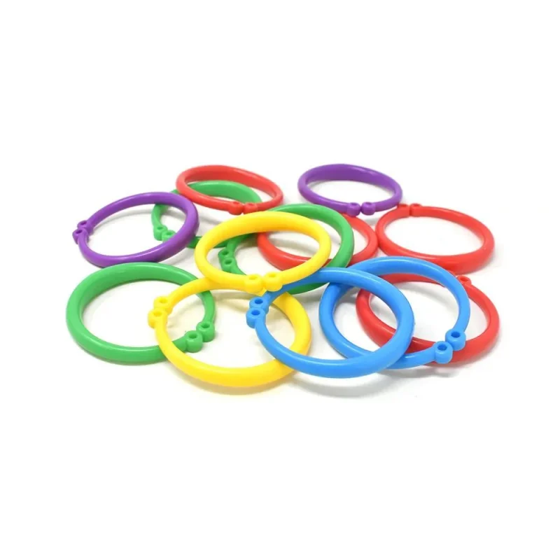 set of 25 plastic balloon ring weights 3 inch