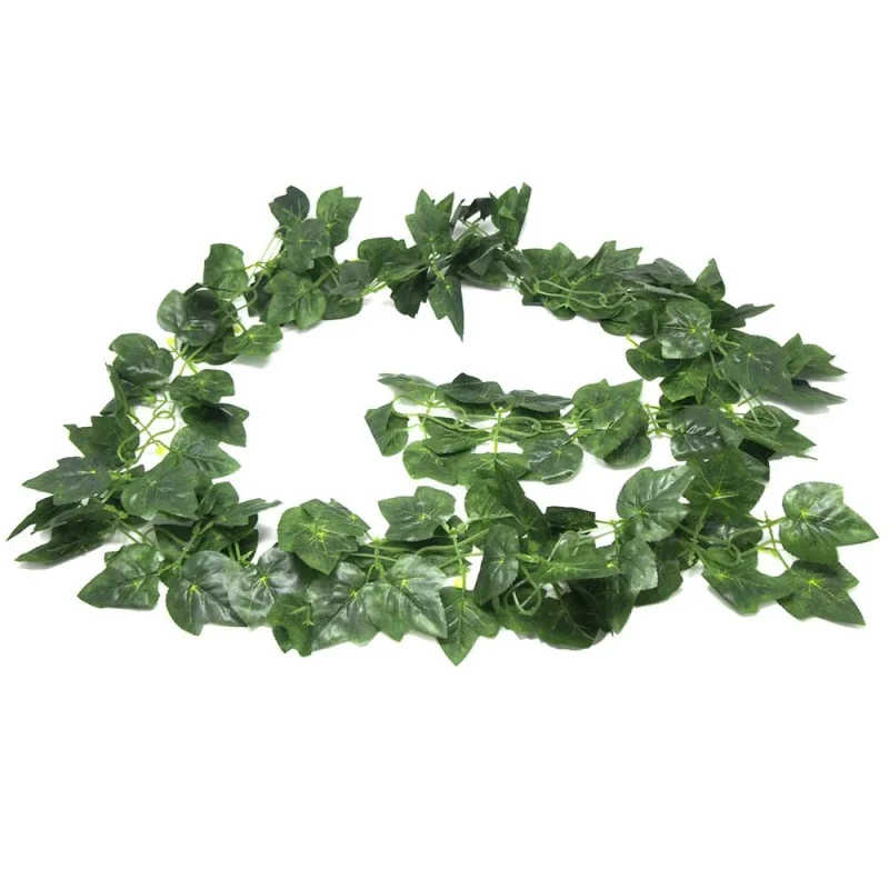 silk green grape leaf garland vine 90 inch