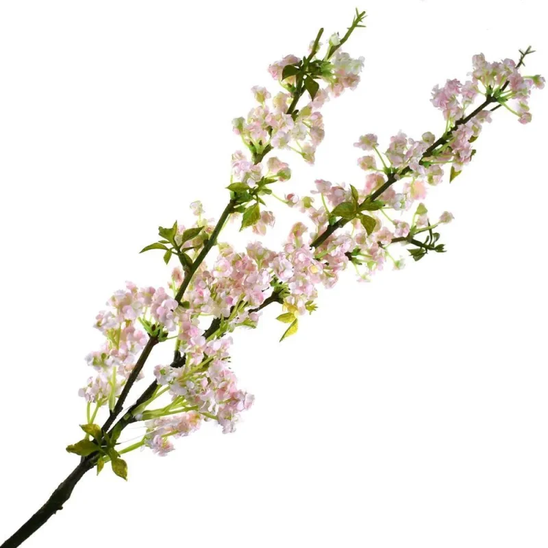 silk wild blossom spray branch 33 pink