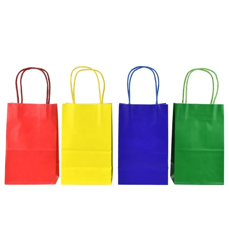 slim solid color gift bags 12 5 inch 12 pack