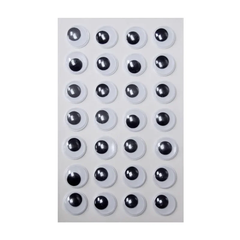 small black googly eye stickers 3 4 inch 28 pack