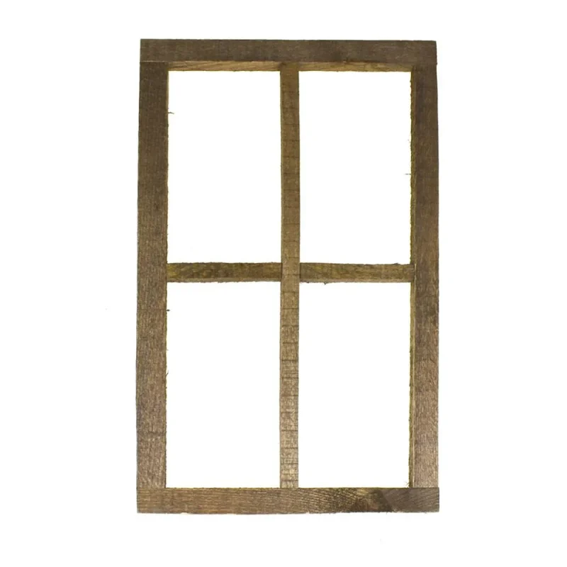 small wooden 4 panel window frame 22