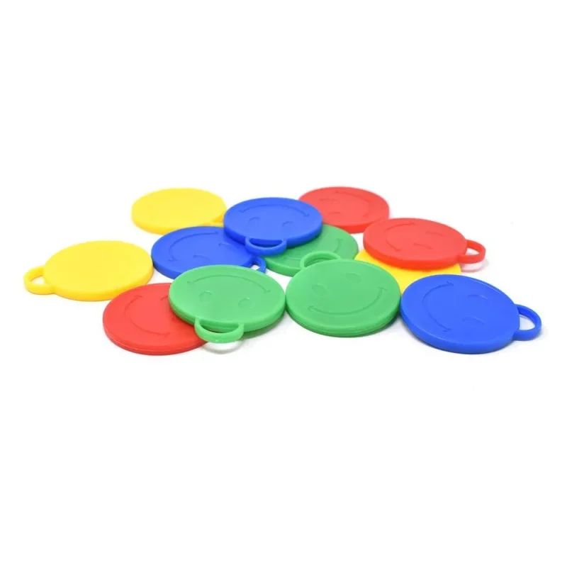 smiley face balloon weights 2 inch 50 pack