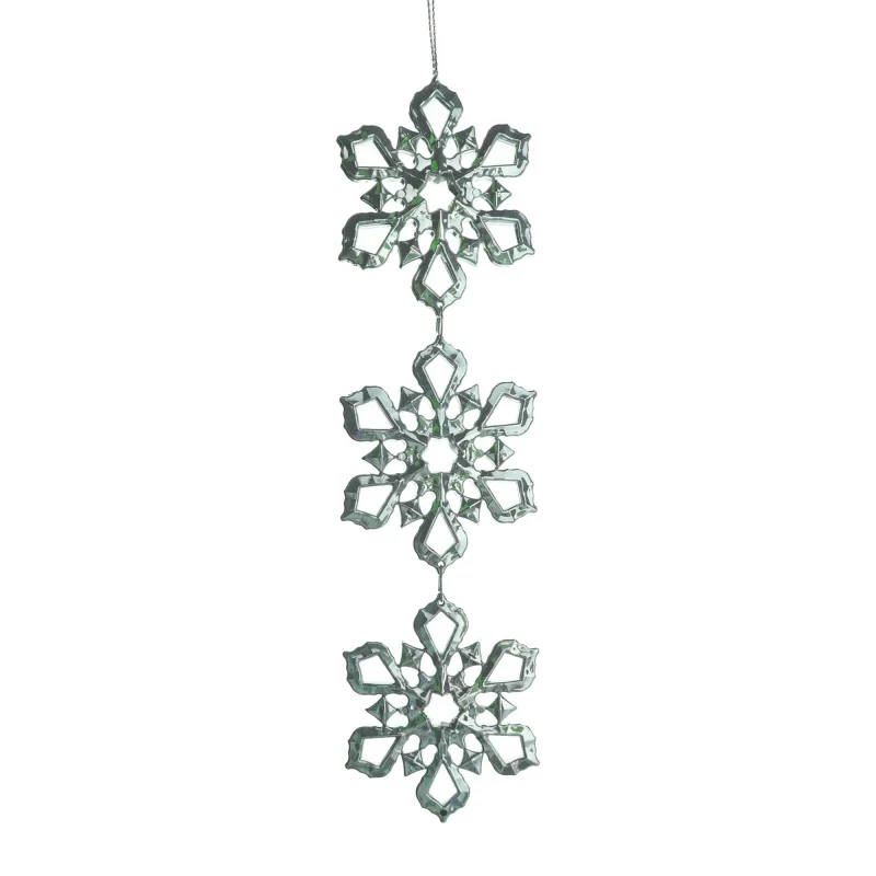 snowflake drop christmas ornament 6 5 inch