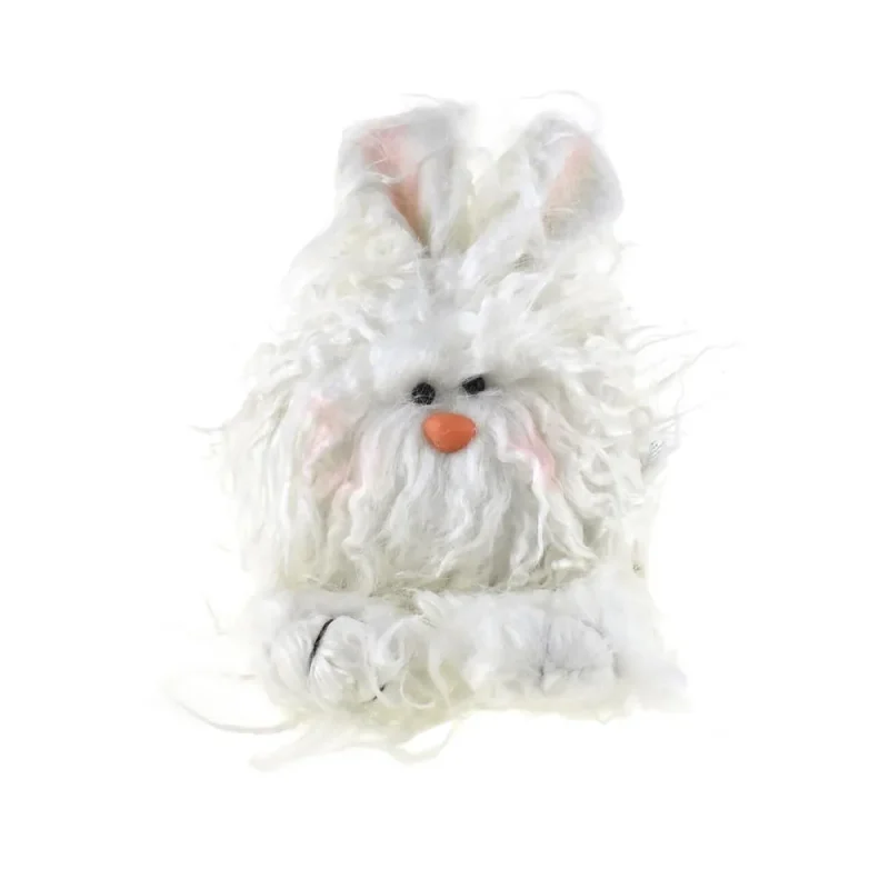 soft plush angora bunny 8 inch easter gift