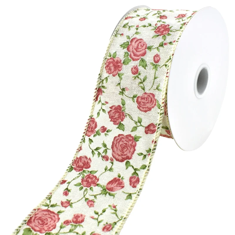 springtime splendor 2 5 x 10yd wired ribbon