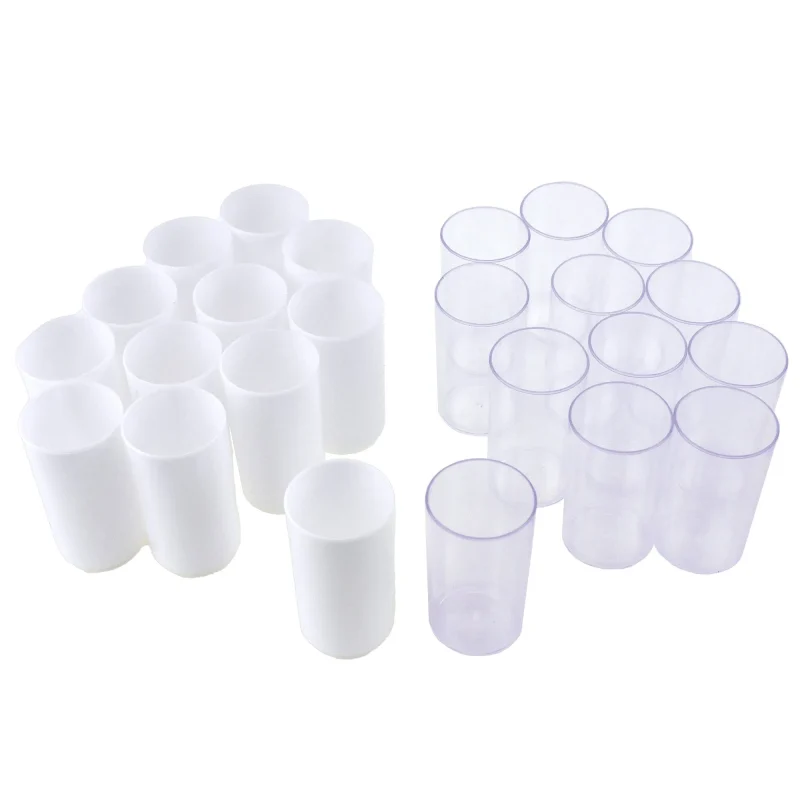 stackable acrylic dessert cylinders 3 inch 12 pack