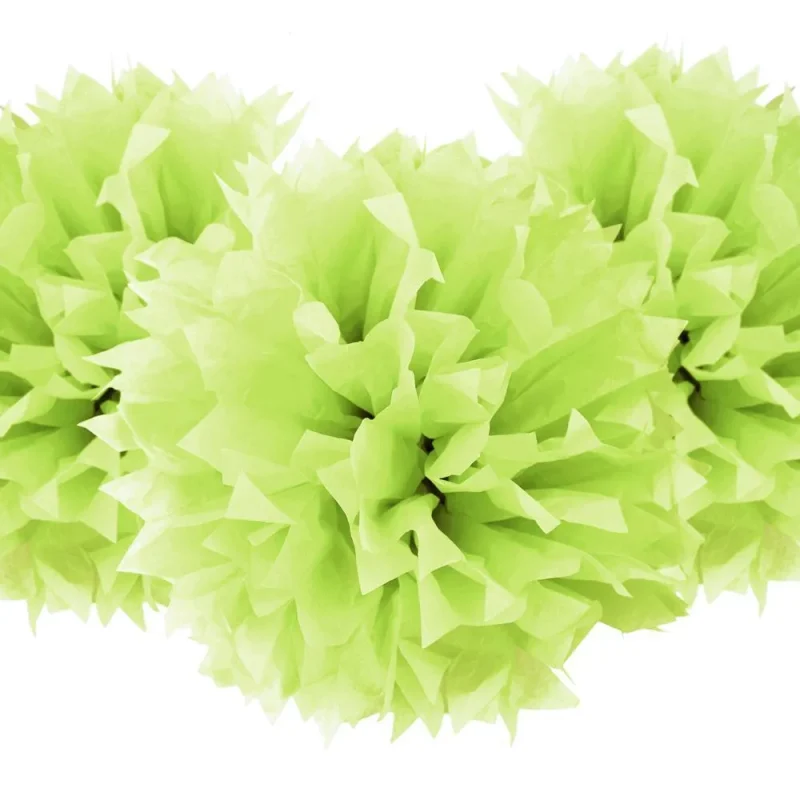 starburst tissue paper pom poms 17 3 pack