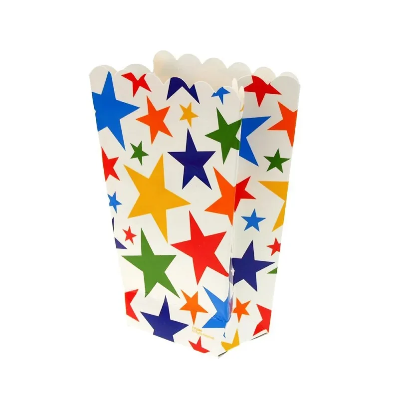 stars popcorn boxes 5 inch 4 pack