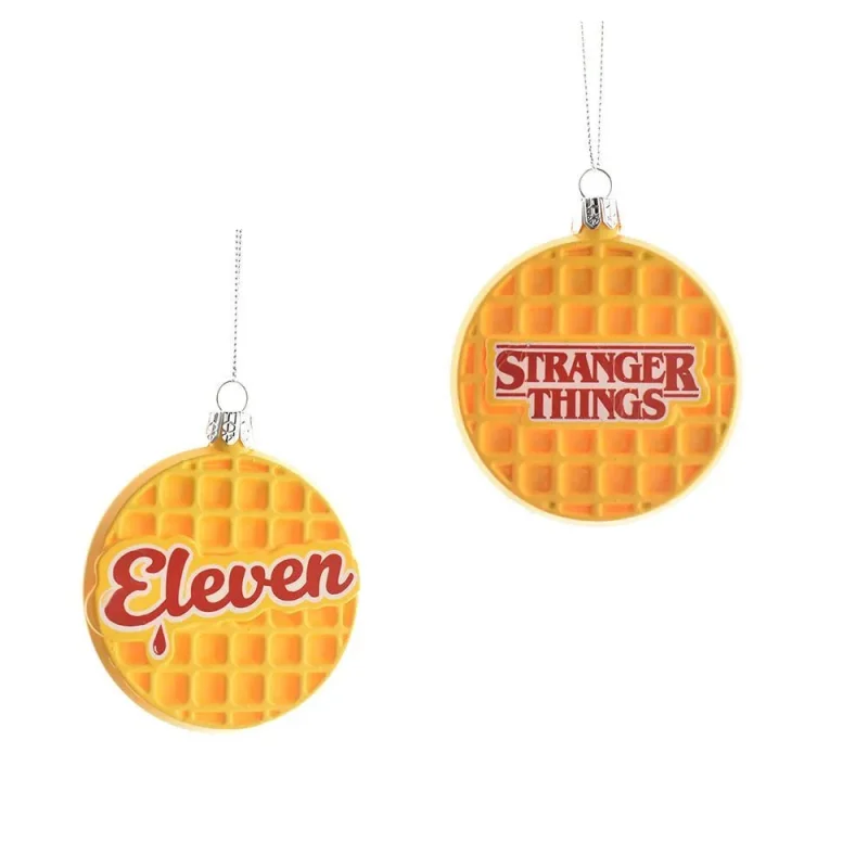 stranger things eggo waffle eleven ornament 3 5 inch