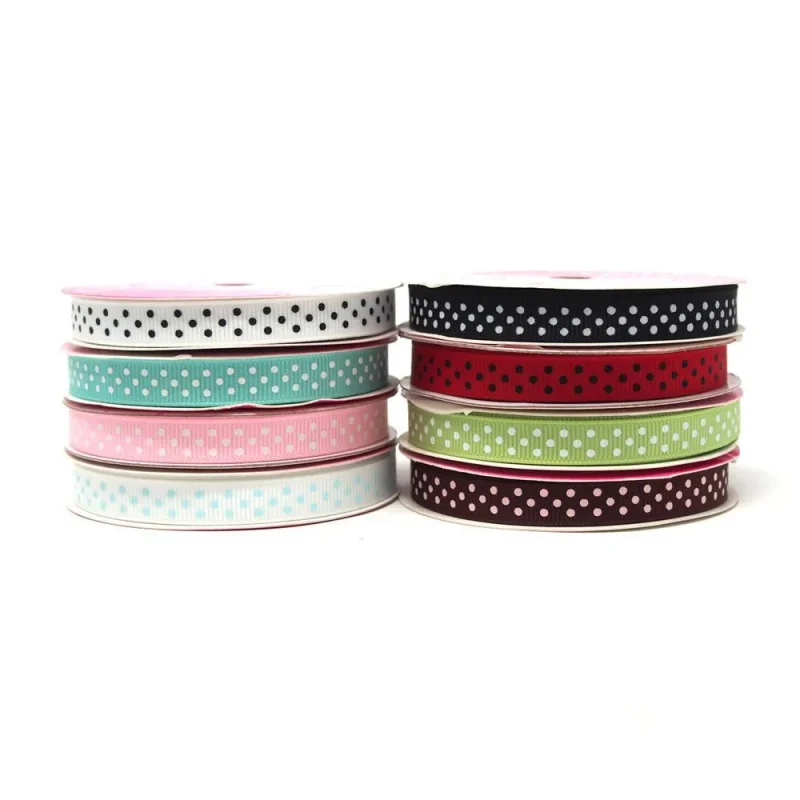 swiss dot grosgrain ribbon 3 8 width 5 yards